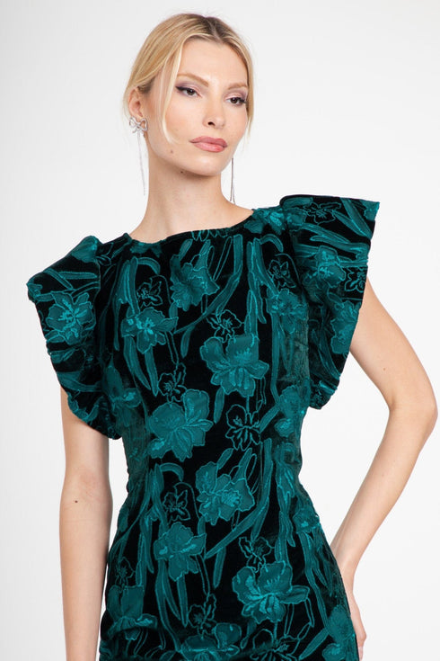 Jasmina Dress – Teal Petal